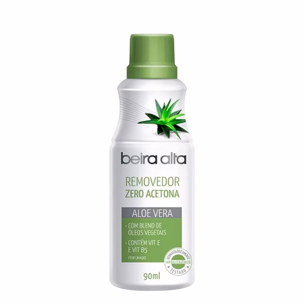 Removedor Zero Acetona Aloe Vera Beira Alta – 90ml