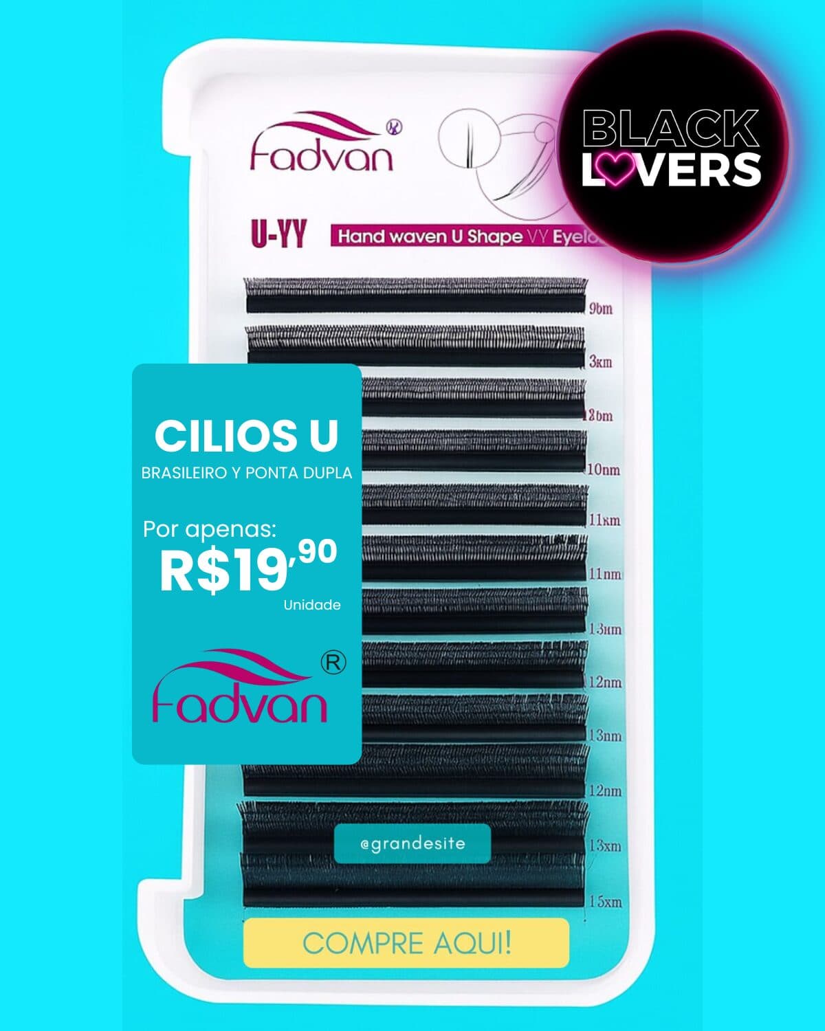 Cílios Fadvan U-Fadvan