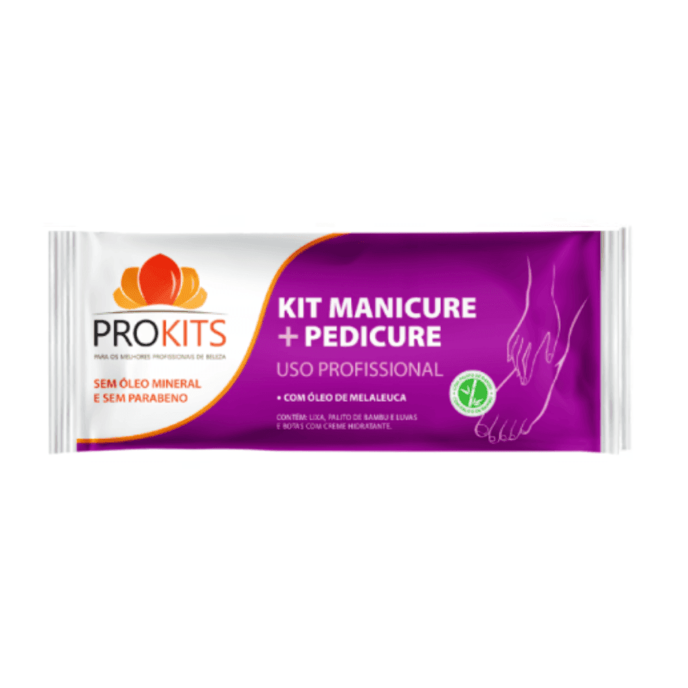 Kit Manicure + Pedicure Uso Profissional Prokits